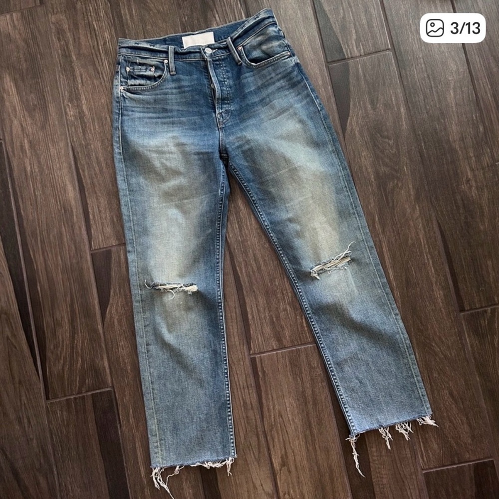 Mother Denim tomcat ankle fray - Picture 2 of 7